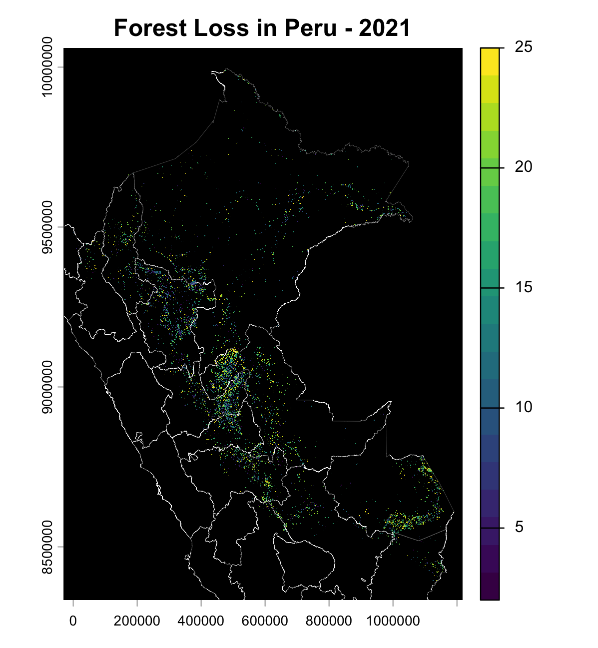 Mapping Illegal Economies: Forest Loss and Nighttime Lights as Proxies for Economic Activity in the Peruvian Amazon thumbnail